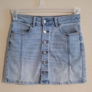 American Eagle Outfitters Sz 0 R Mini Denim Skirt